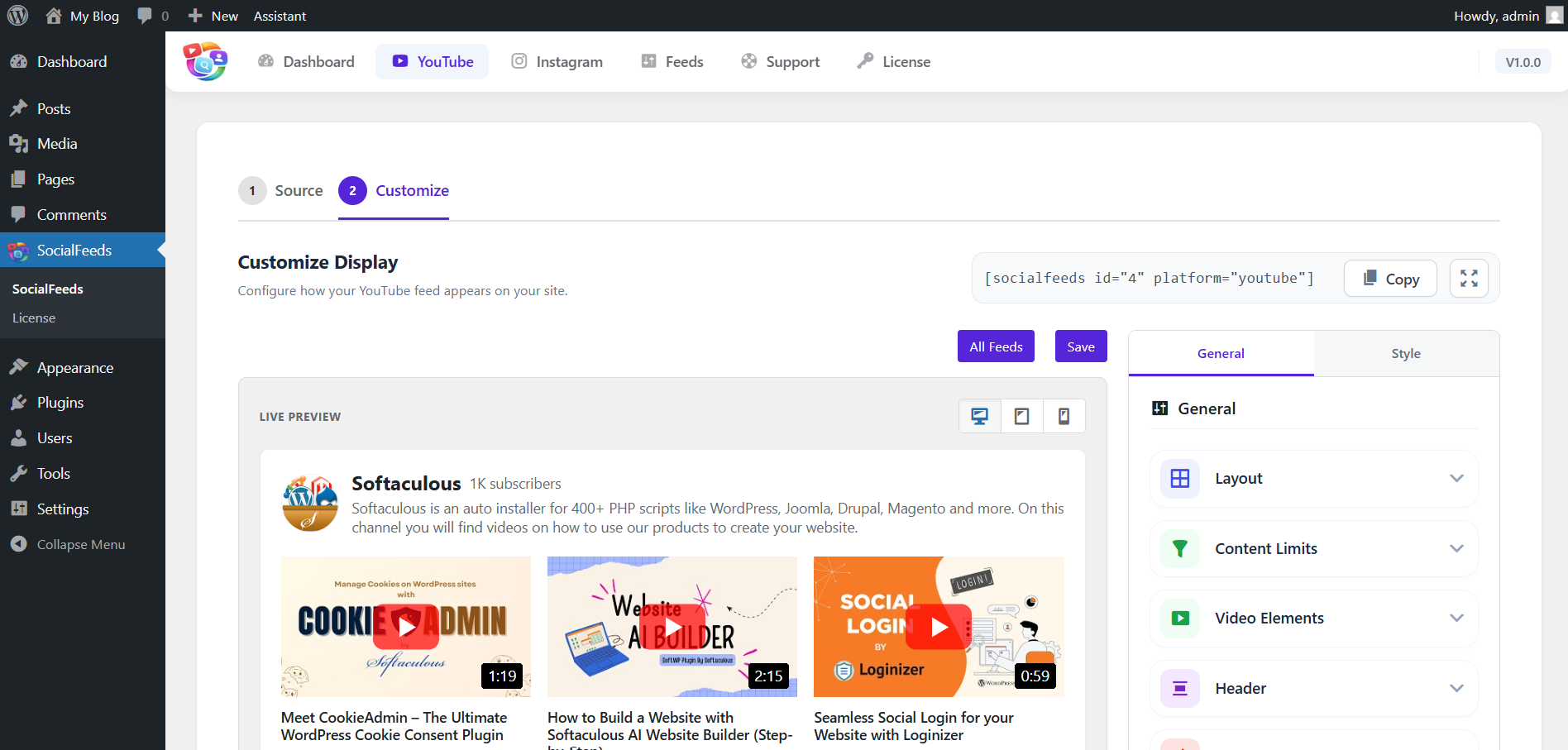 youtube-customize